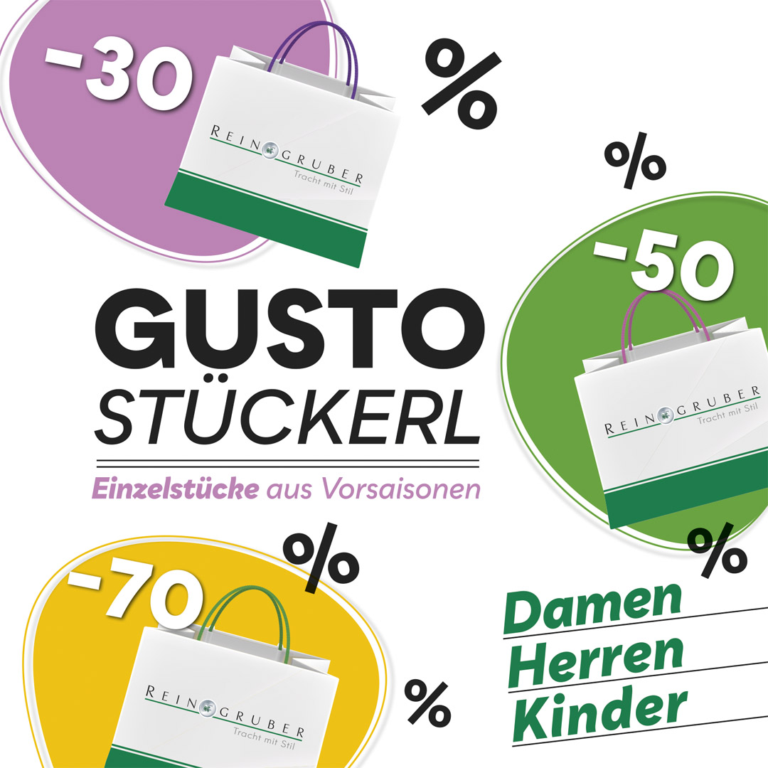 Einzelstücke aus Vorsaisonen reduziert